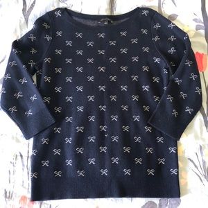Ann Taylor Bow Sweater